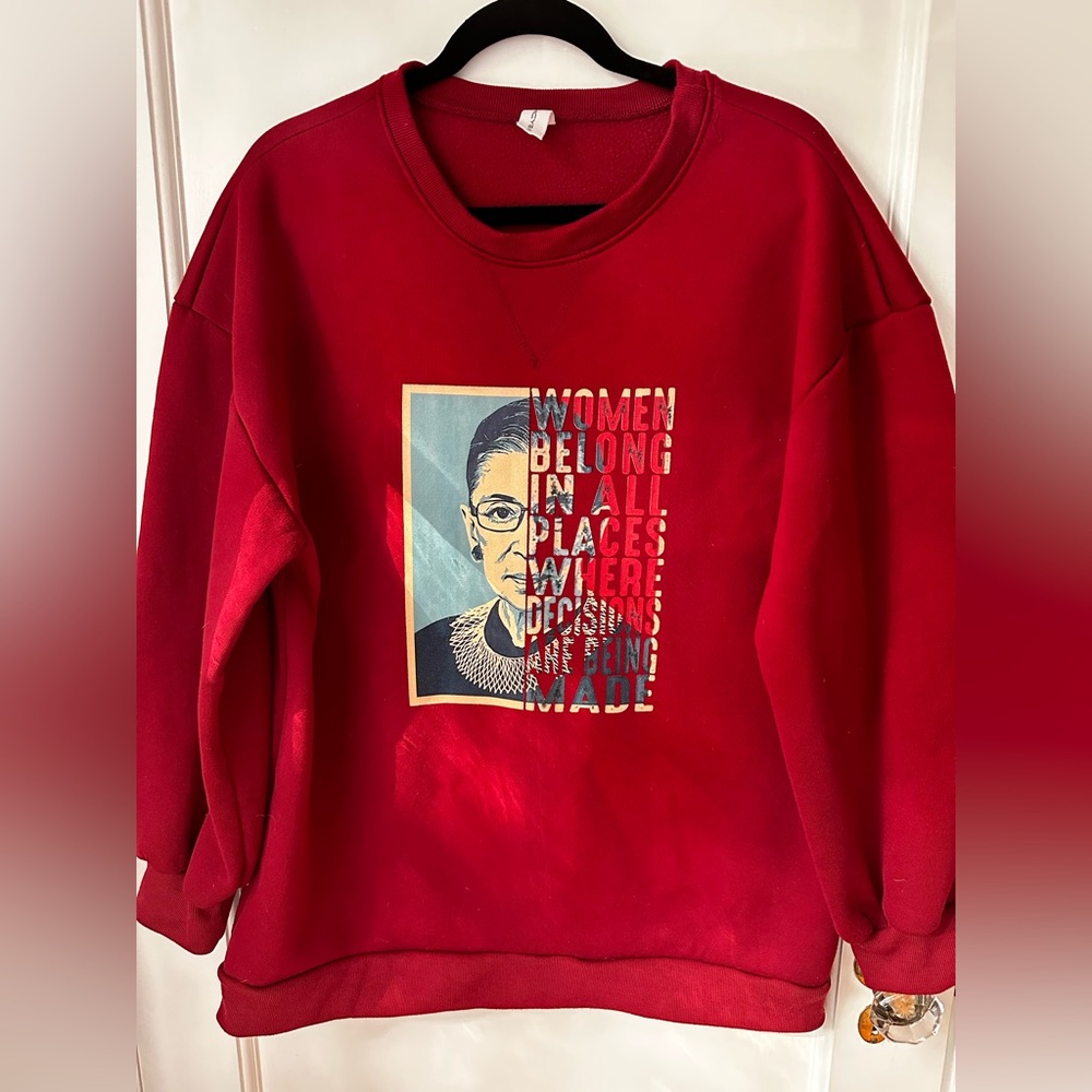 Ruth Bader Ginsburg sweatshirt
